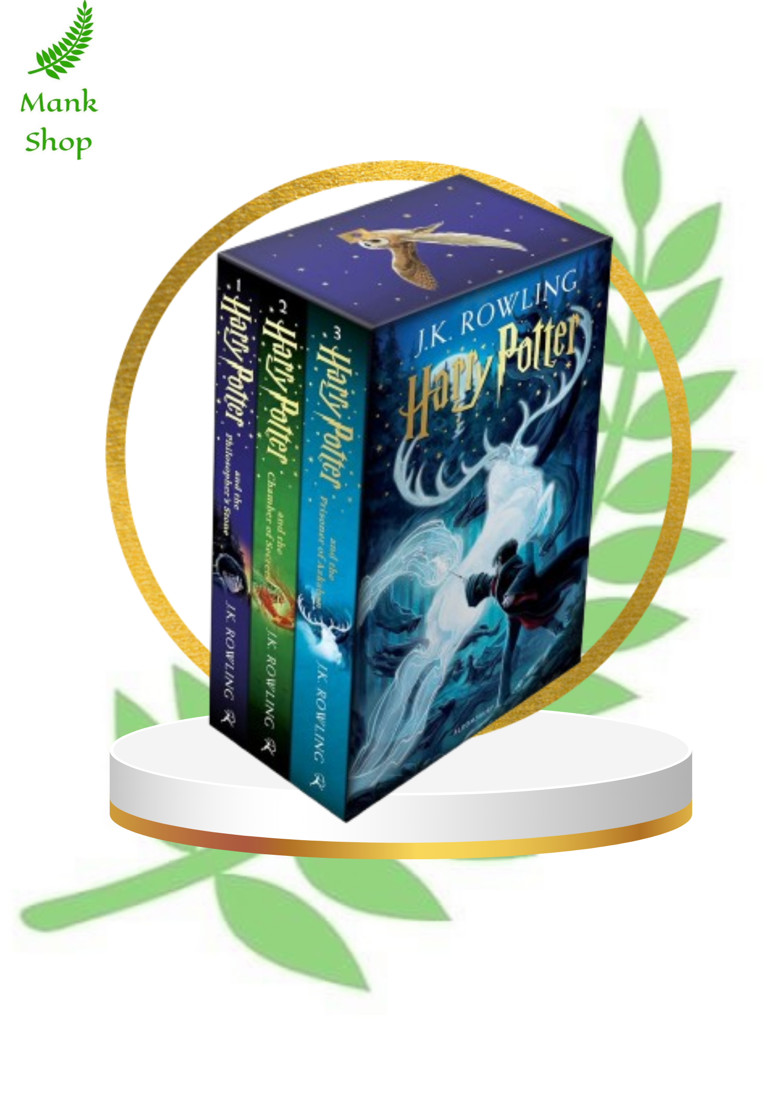 Harry Potter Book Set (Books 1-3) by J.K. Rowling – Collector’s Edition | Fantasy Adventure Novel Set | Paperback Box Set | English Language | Bestseller Series